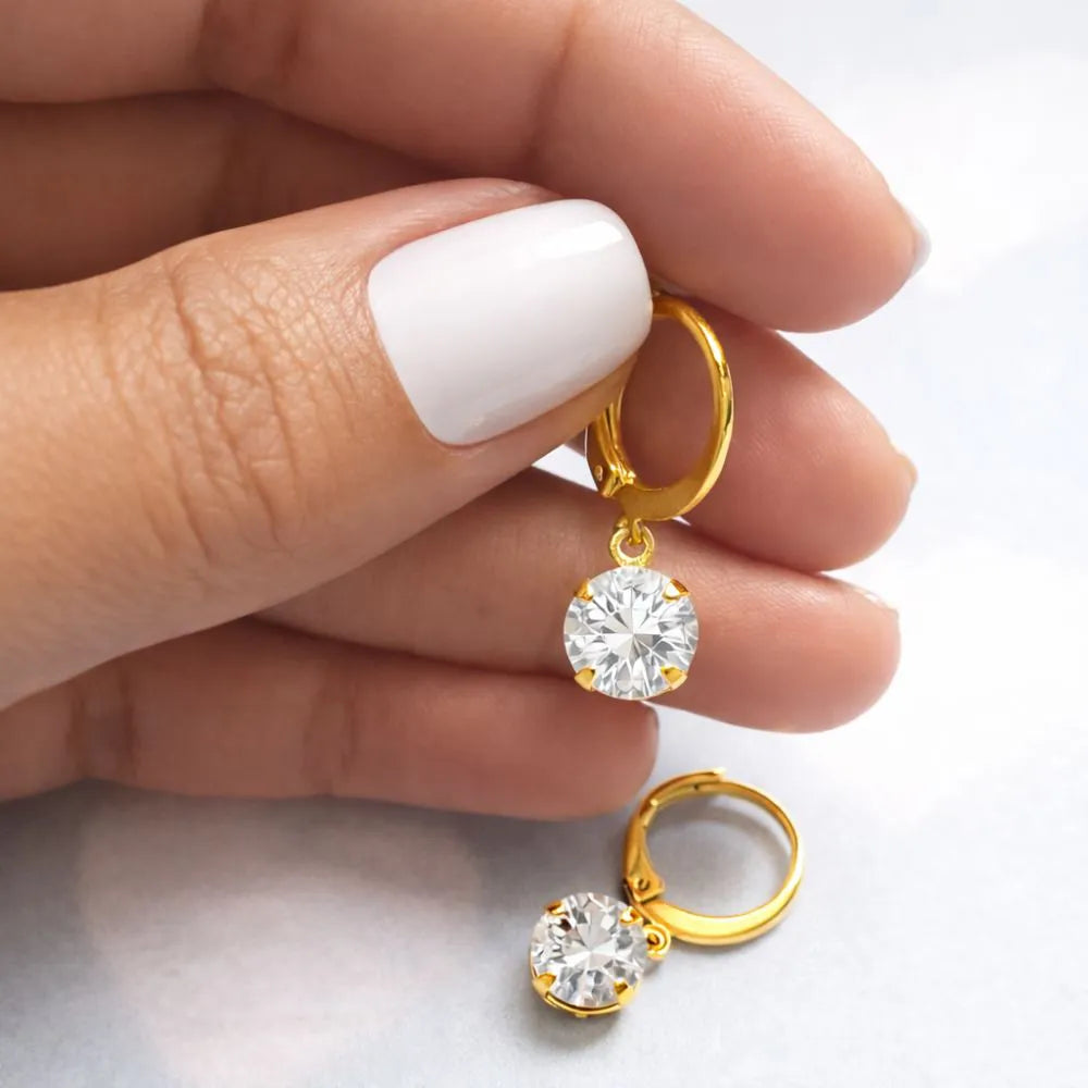 Brinco Ponto Luz Folheado A Ouro 18k&nbsp;